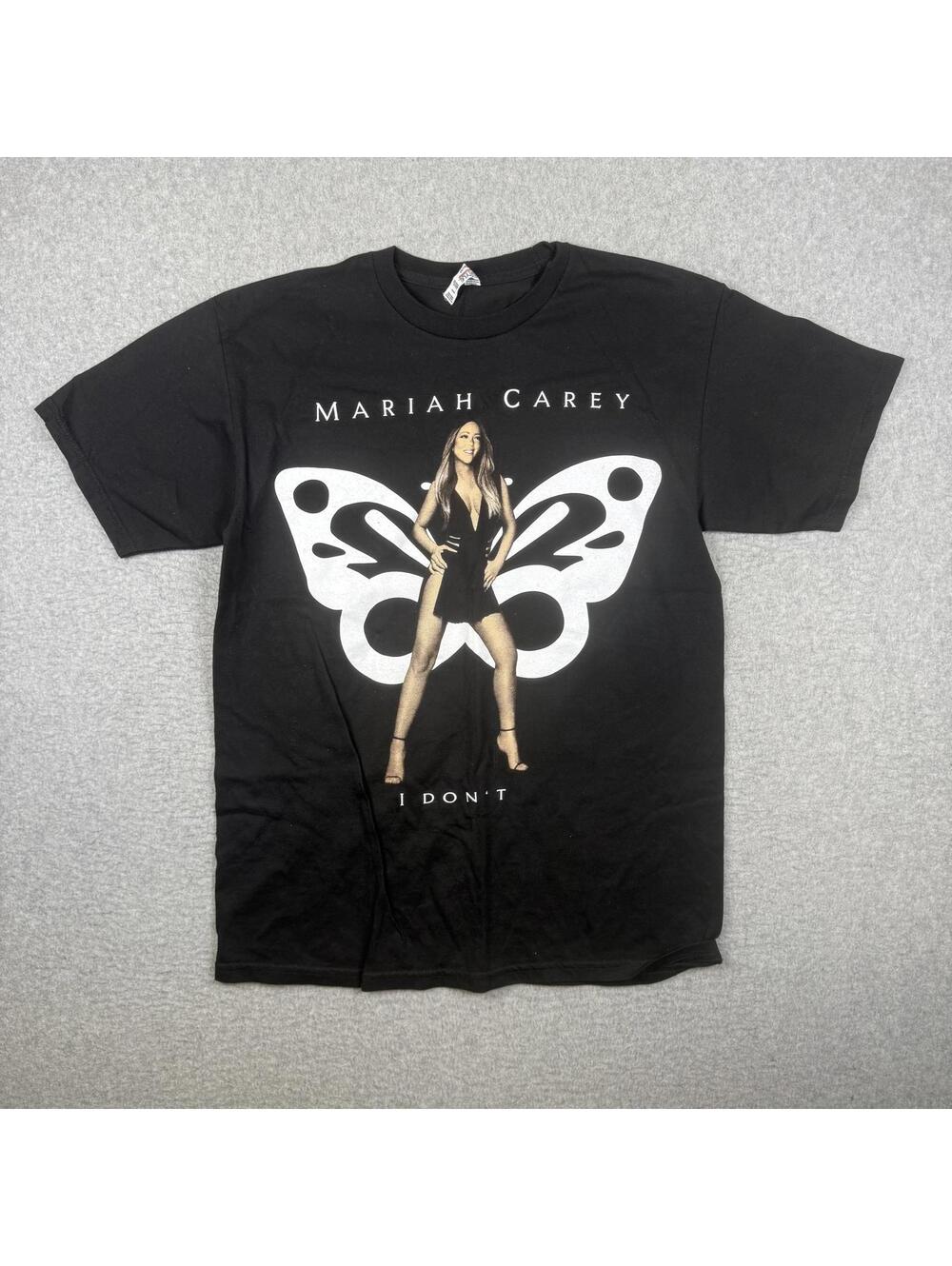 Alstyle Men's Medium Mariah Carey Lionel Richie All The Hits Tour T-Shirt Black